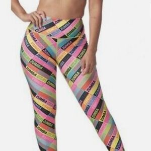 NWT Zumba Est.01 Size S Leggings and Sports Bra Set